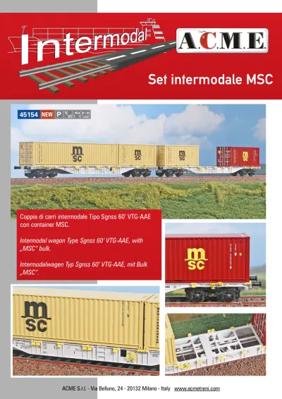 Set intermodale MSC (ref. 45154)