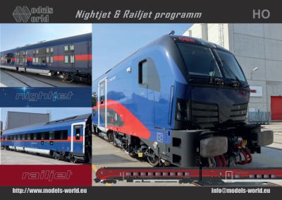 Models World - Nightjet & Railjet program - LS Models
