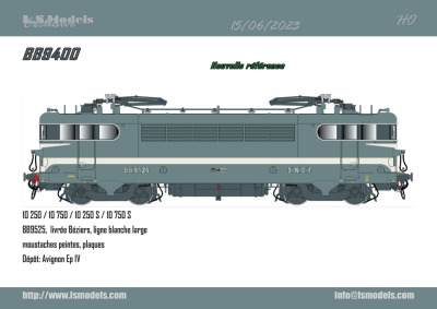 SNCF - BB9525 electric locomotive - LS Models