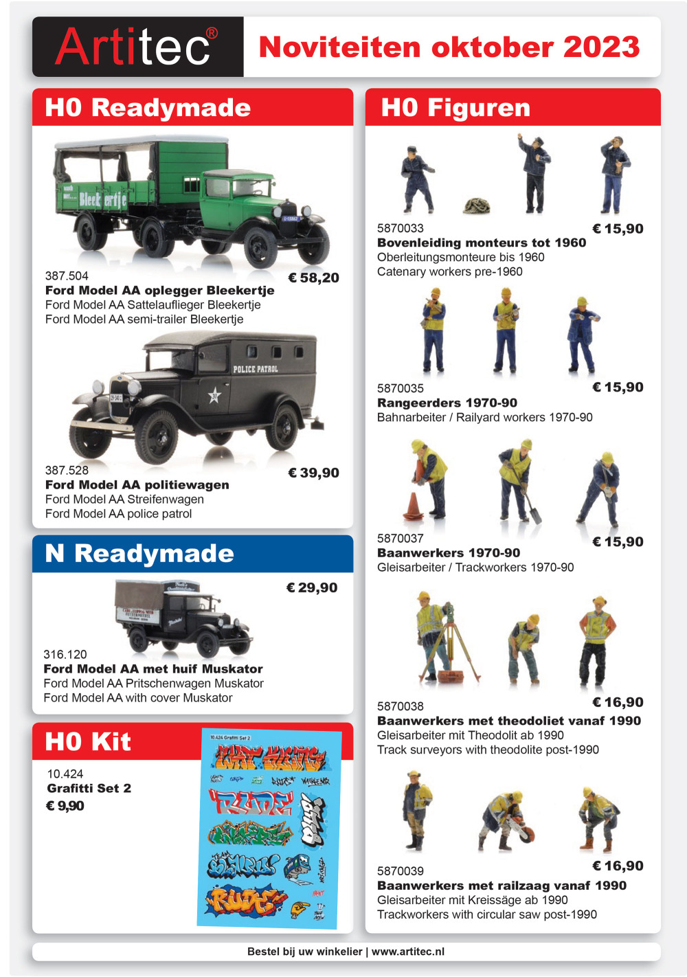 Artitec - Novelties October 2023