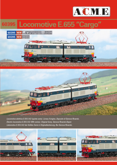 Trenitalia - E 655 542 electric locomotive - ACME - Anonima Costruzioni Modellistiche Esatte