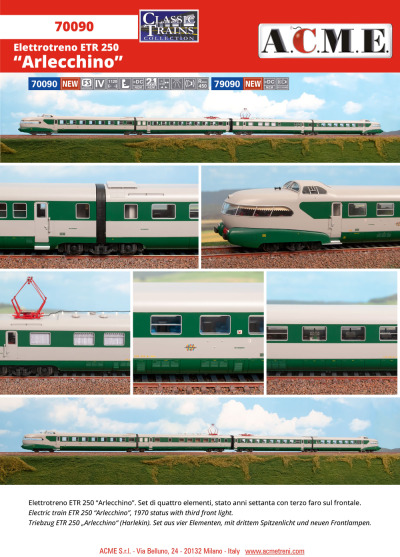 FS - ETR 250 "Arlecchino" - ACME - Anonima Costruzioni Modellistiche Esatte