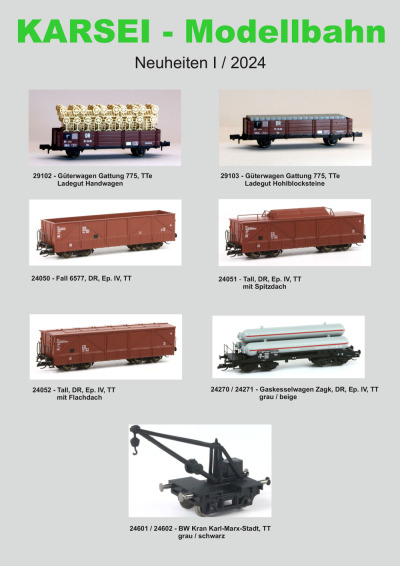Neuheiten I / 2024 - KARSEI Modellbahn
