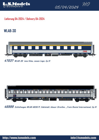 WLAB-30 Schlafwagen - LS Models