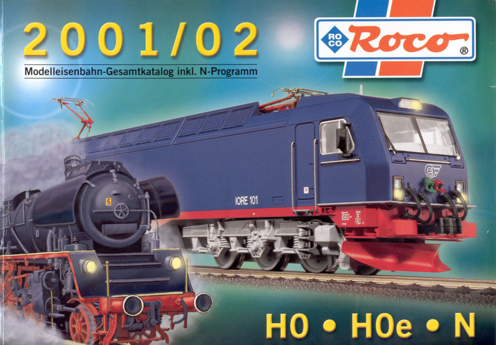 Roco - Modelleisenbahn-Gesamtkatalog 2001/2002