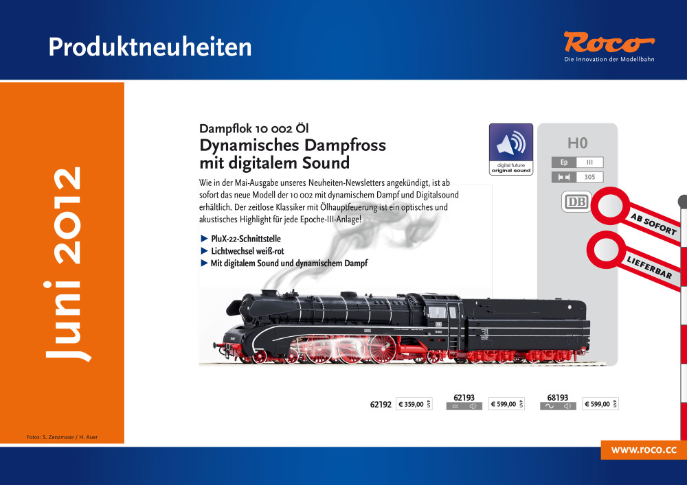 Roco - Produktneuheiten Juni 2012