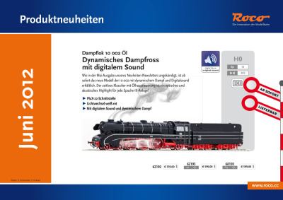 Produktneuheiten Juni 2012 - Roco