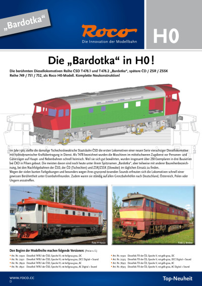 Die "Bardotka" in H0! - Roco