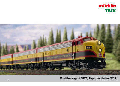 Modèles export 2012 / Exportmodellen 2012 - Märklin