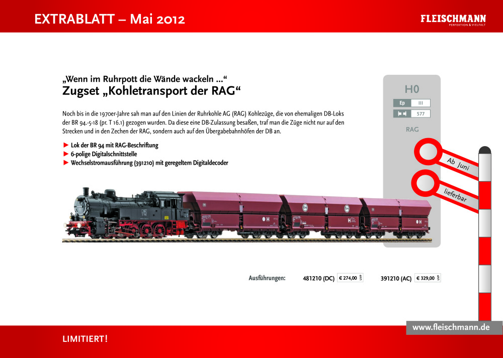 Fleischmann - Extrablatt - Mai 2012