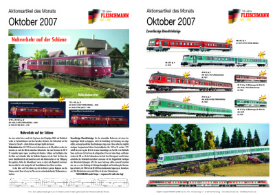 Aktionsartikel des Monats Oktober 2007 - Fleischmann