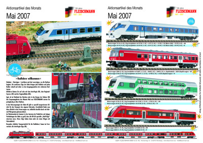 Aktionsartikel des Monats Mai 2007 - Fleischmann