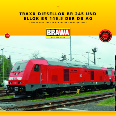 TRAXX Diesellok BR 245 und Ellok BR 146.5 der DB AG - Brawa