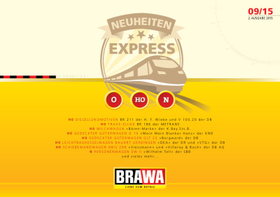 Neuheiten Express - 2. Ausgabe 2015 - Brawa