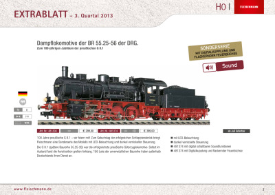 Extrablatt - 3. Quartal 2013 - Fleischmann