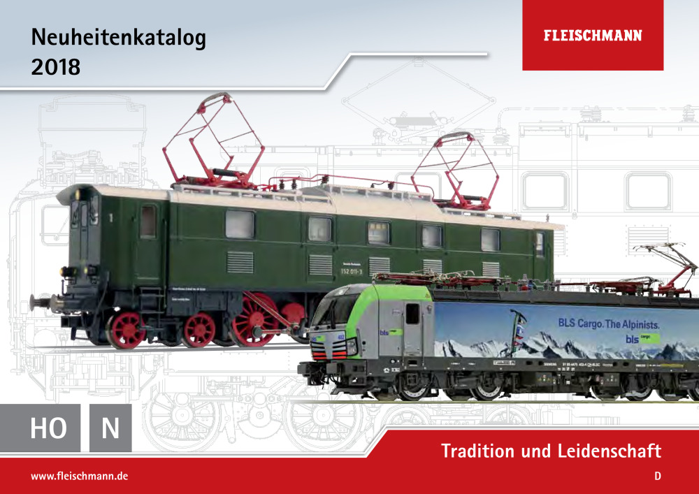 Fleischmann - Neuheitenkatalog 2018