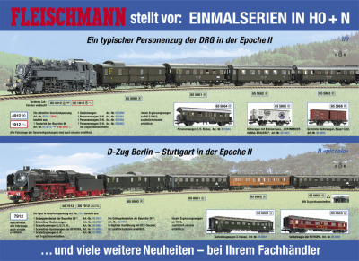 Einamlserien in H0 + N - Fleischmann