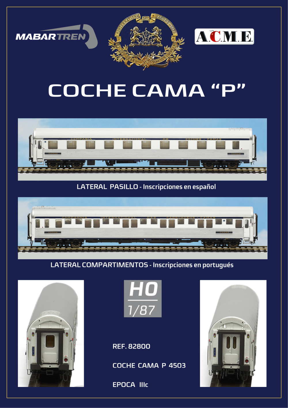 Mabar Tren - Coche cama "P"