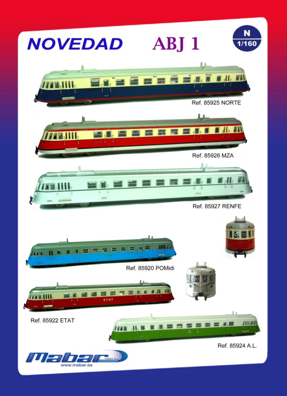 Mabar Tren - Novedad - ABJ 1