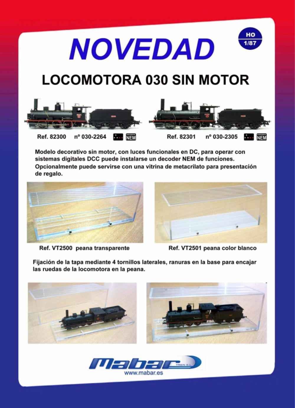 Mabar Tren - Novedad - Locomotora 030 sin motor