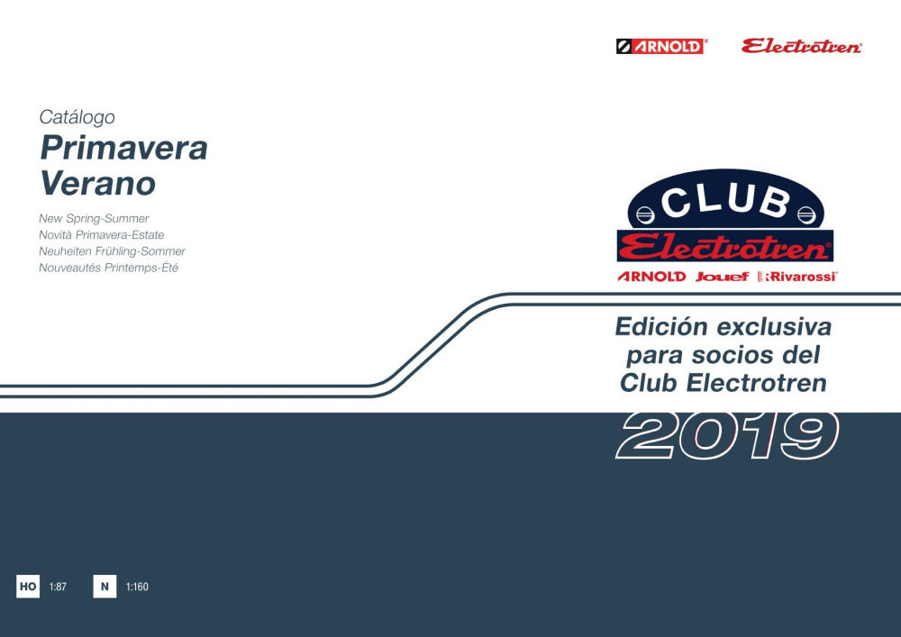 Electrotren - Electrotren-Arnold: Catálogo Primavera-Verano 2019 Club Electrotren