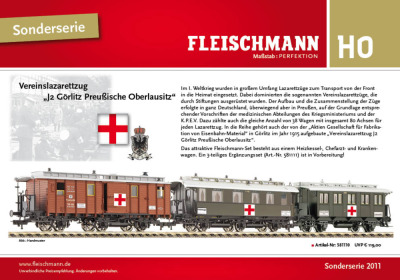 Vereinslazarettzug "J2 Görlitz Preußische Oberlausitz" - Fleischmann