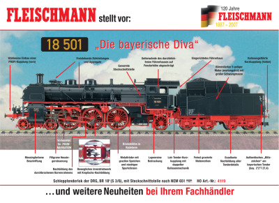 18 501 "Die bayerische Diva" - Fleischmann