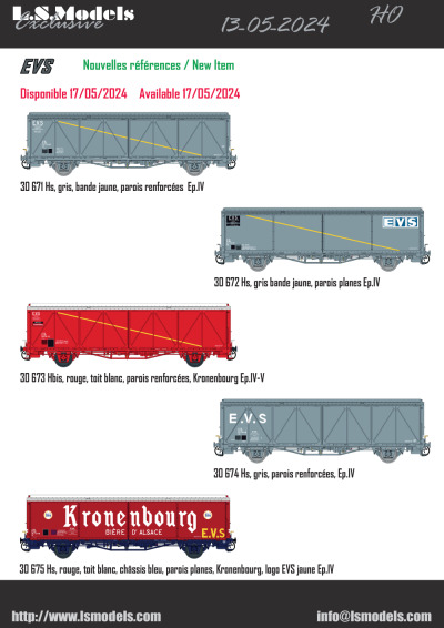 EVS freight wagon - LS Models