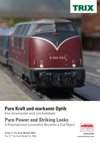 DB - Class V 200 Diesel Locomotive - Trix