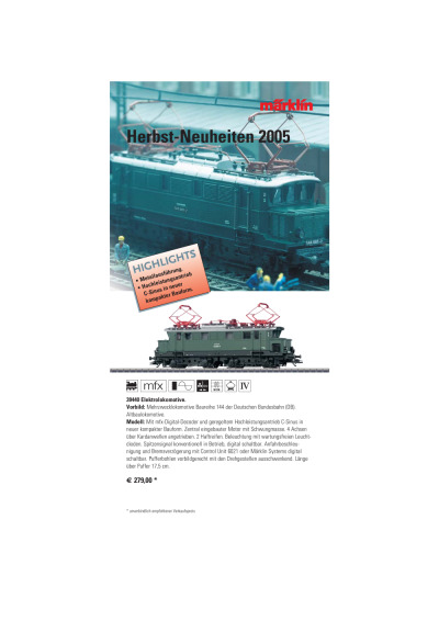 Herbst-Neuheiten 2005 - Märklin