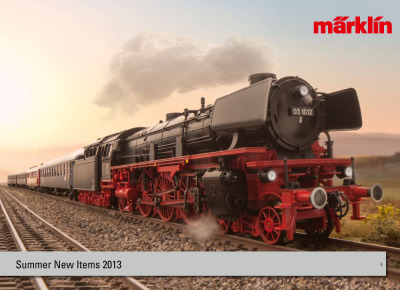 Summer New Items for 2013 - Märklin