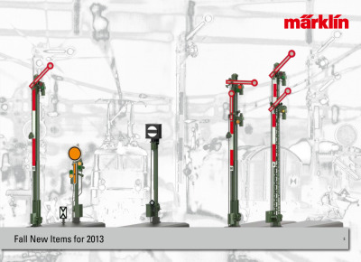 Fall New Items for 2013 - Märklin