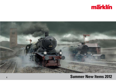 Summer New Items 2012 - Märklin