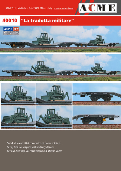 "La tradotta militare" (ref. 40010) - ACME - Anonima Costruzioni Modellistiche Esatte