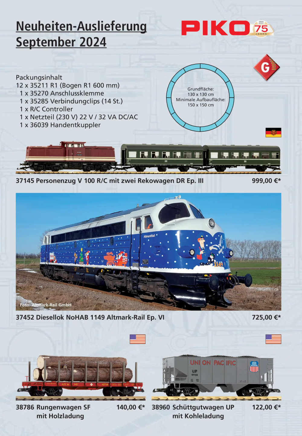 PIKO - Neuheiten-Auslieferung September 2024