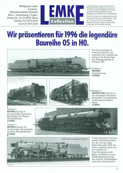 Brass Models - Lemke Collection