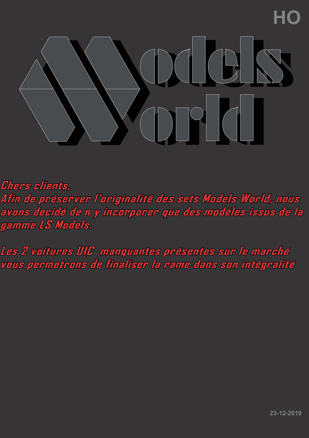 LS Models - Models World Set MW 1805