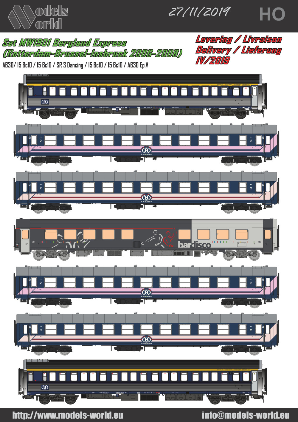 LS Models - Bergland Express SNCB / Voitures OCEM / Vtu SNCF