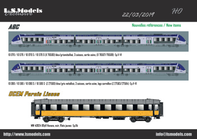 Rame AGC / Voiture OCEM - LS Models