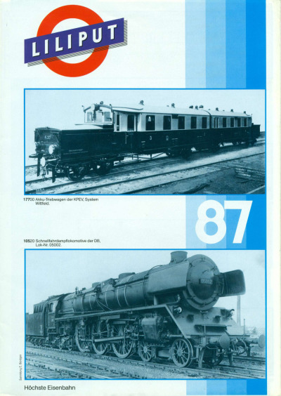 Neuheiten 1987 - Liliput