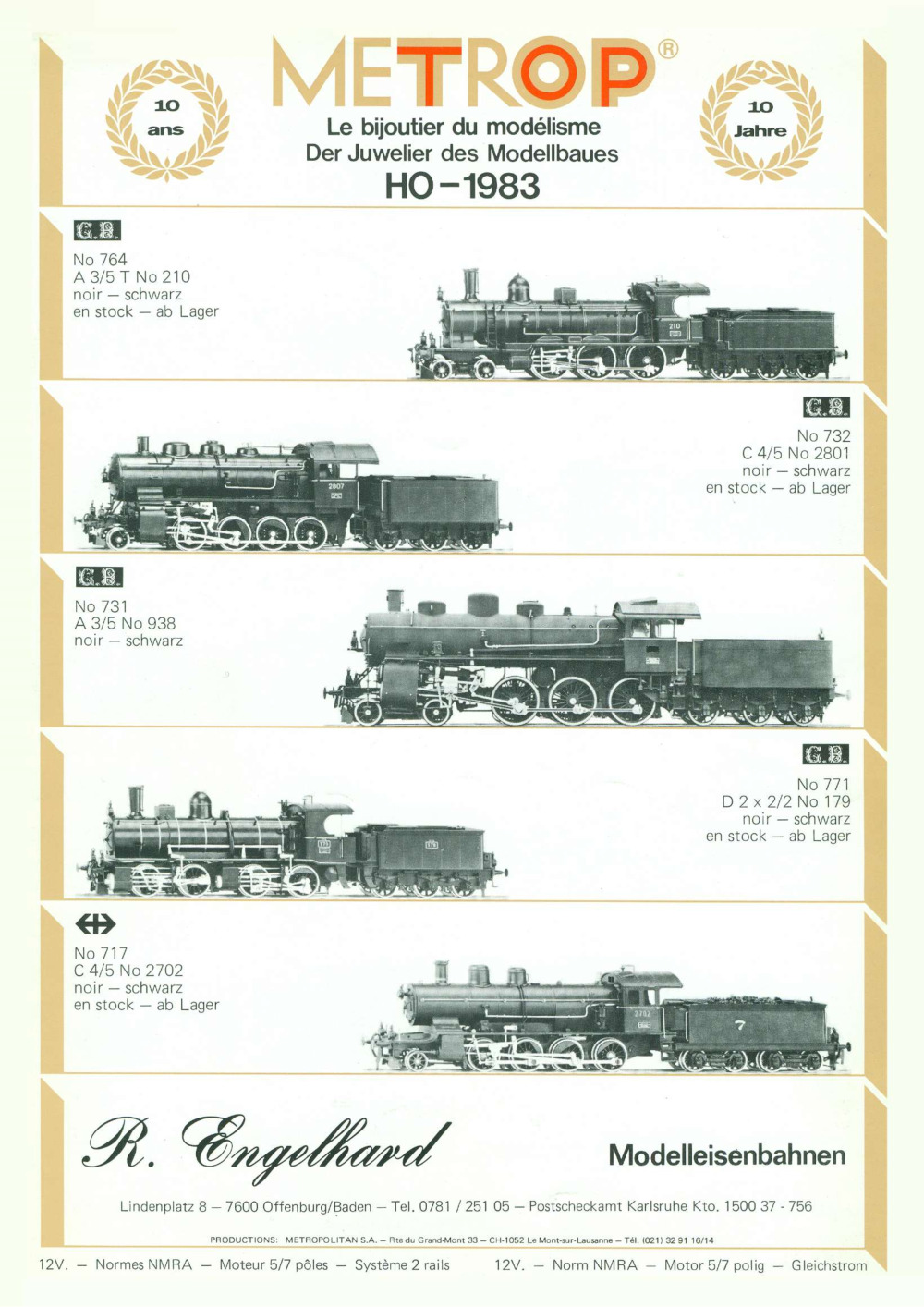 Metropolitan - Katalog 1983