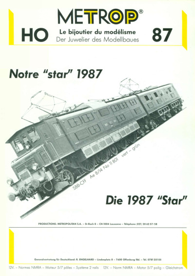 Katalog 1987 - Metropolitan