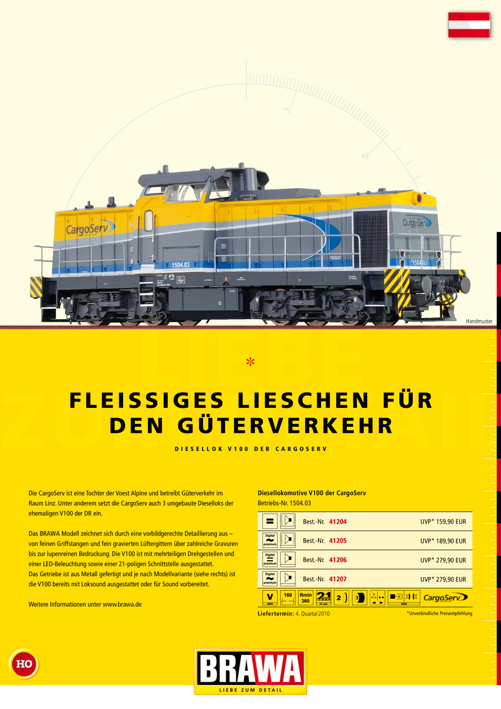 Brawa - Flyer Neuheiten Austria 2010