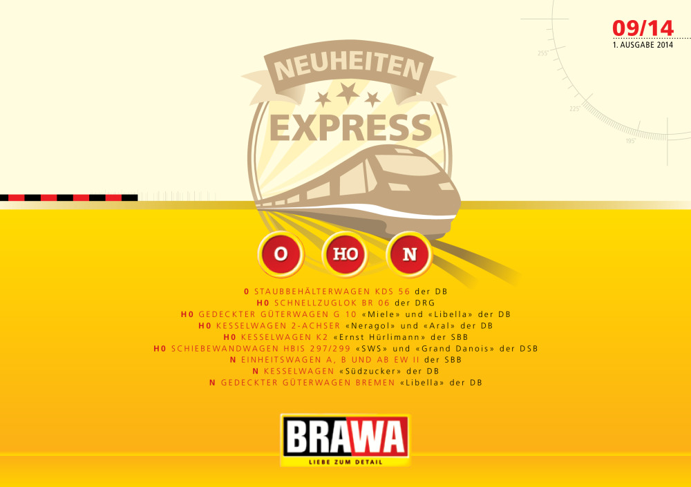 Brawa - Neuheiten Express - 1. Ausgabe 2014