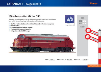 Extrablatt - August 2012 - Roco