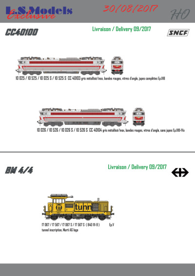 Livraison / Delivery 09-11.2017 - LS Models