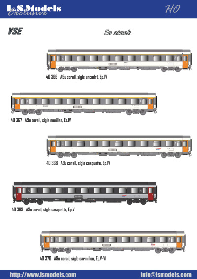 SNCF - Voitures VSE - LS Models
