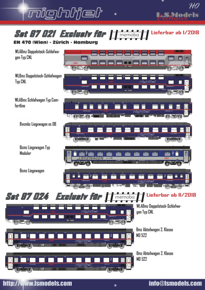 ÖBB Nightjet - LS Models