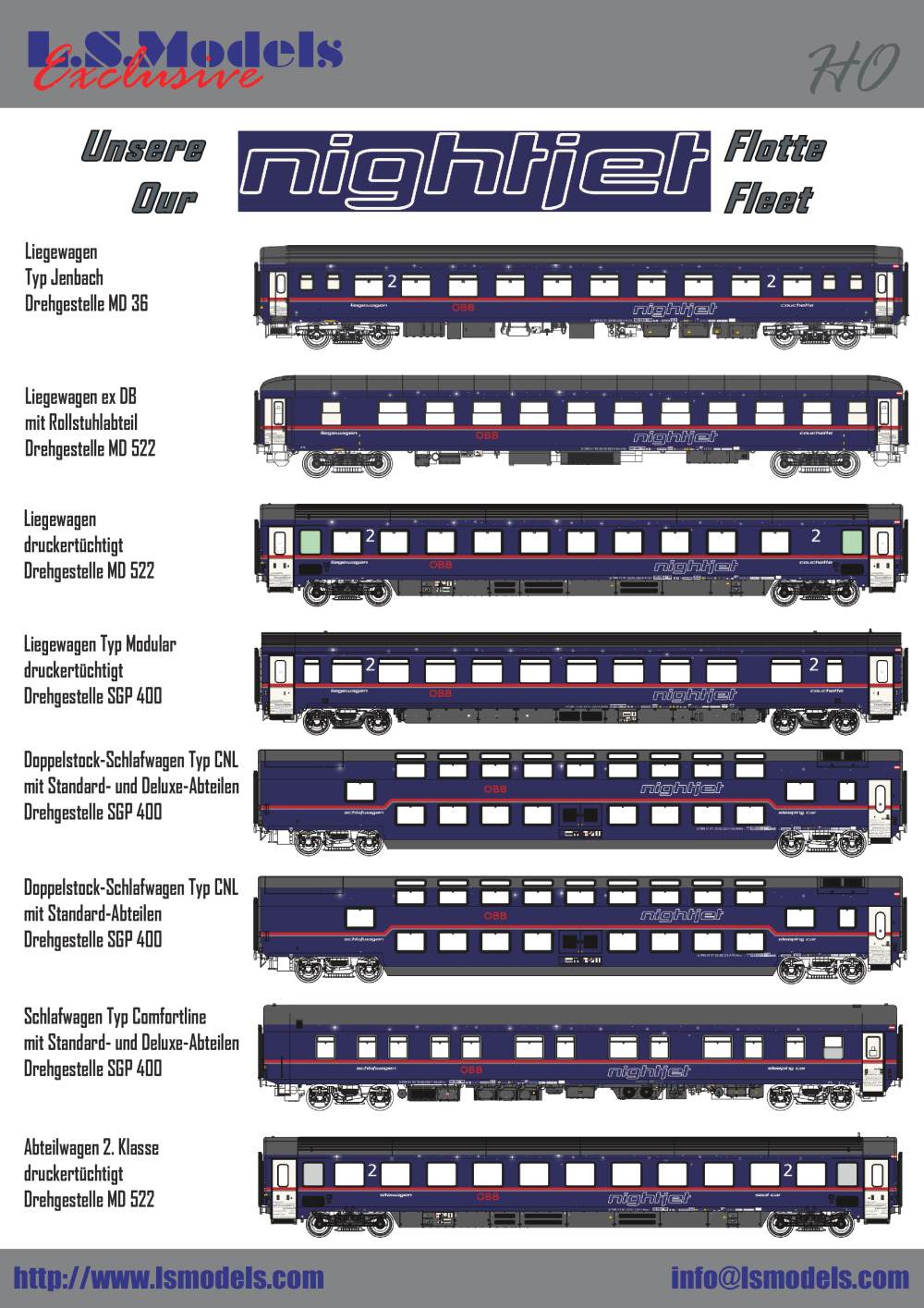 LS Models - ÖBB Nightjet