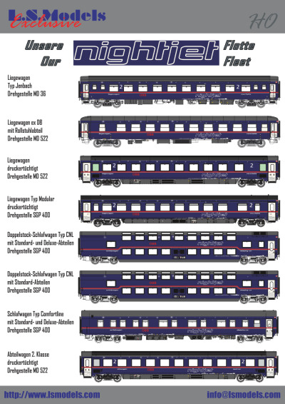 ÖBB Nightjet - LS Models